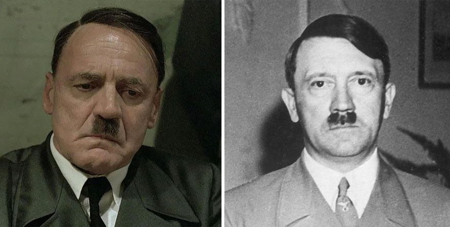 Bruno Ganz che interpreta Adolf Hitler in Downfall