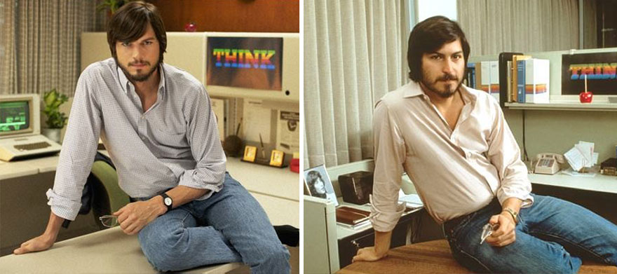 Ashton Kutcher che interpreta Steve Jobs In Jobs