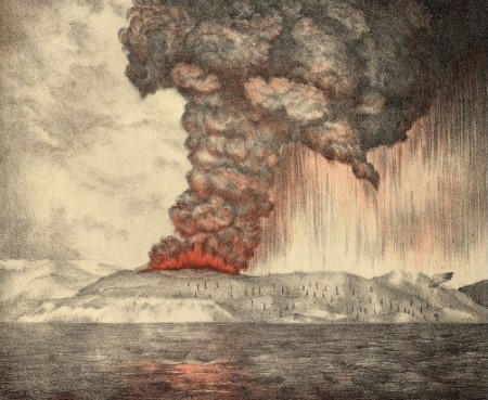 eruzione del krakatoa 1883