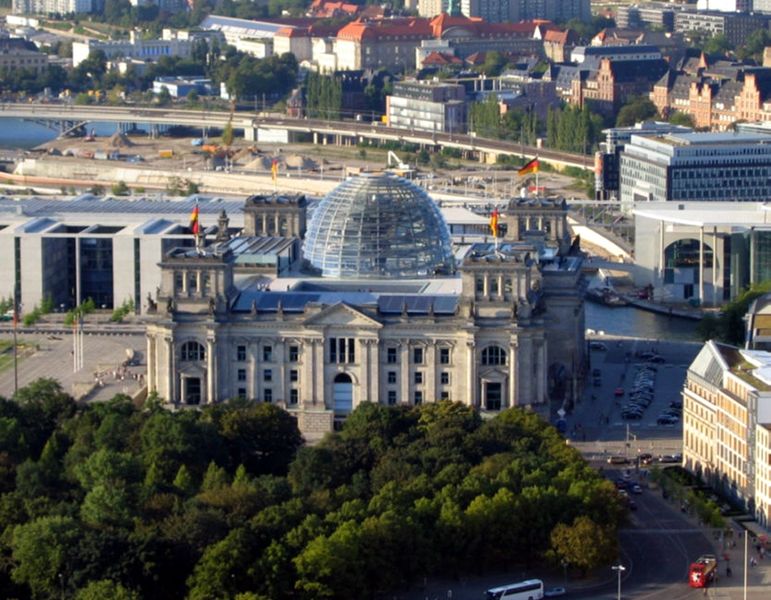 palazzo del Reichstag, cupola di vetro