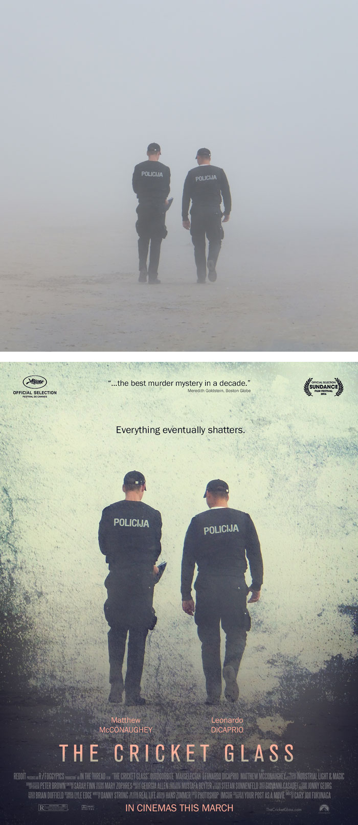 foto casuali trasformate in poster film