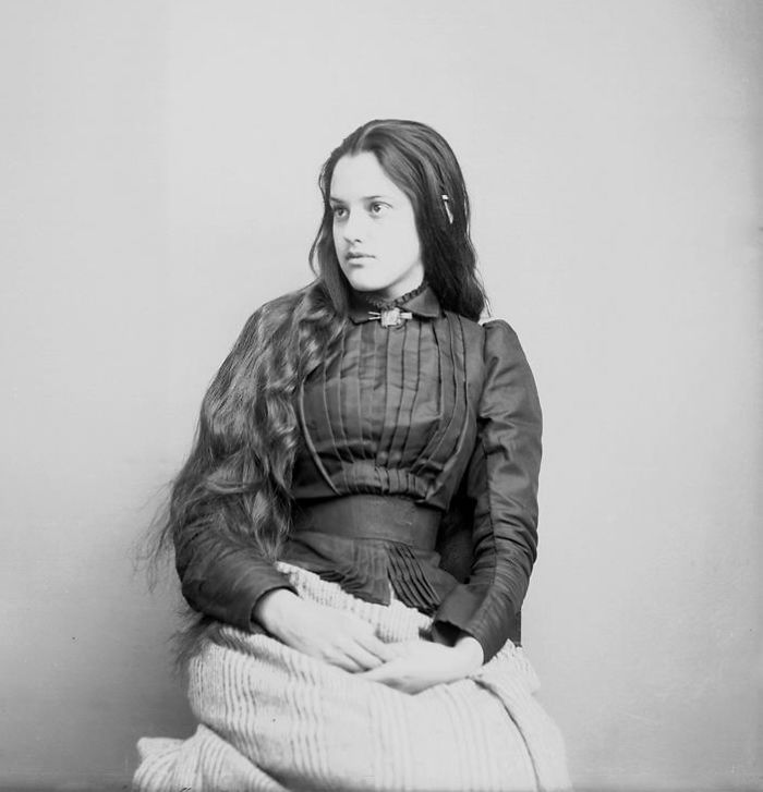 Marcia Pascal, Mezza cherokee, figlia dell'ufficiale Paschal, 1880