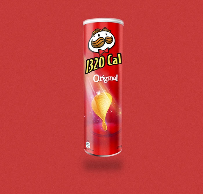 Calorie tubo di Pringles