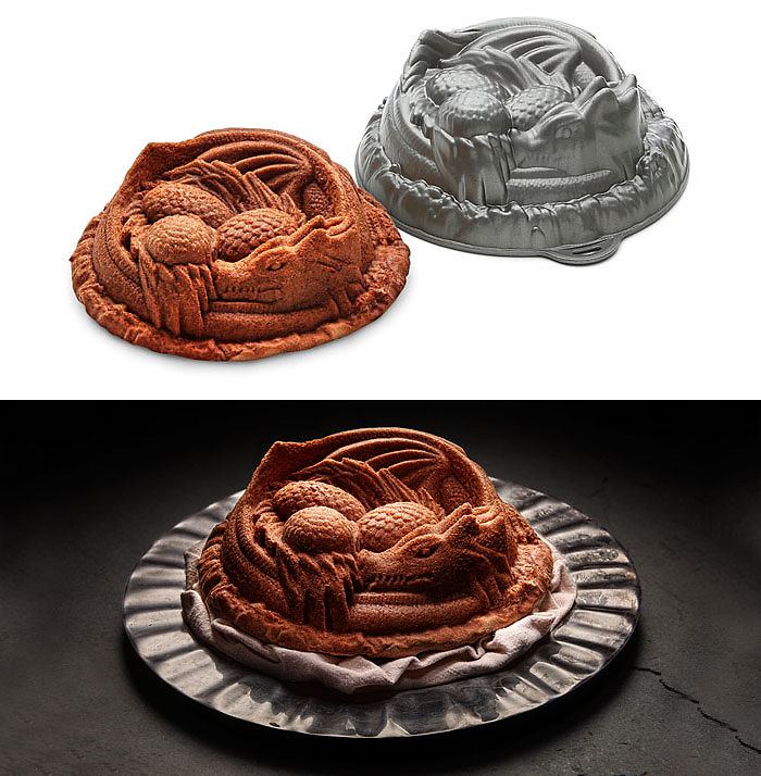 Tortiera a forma di drago