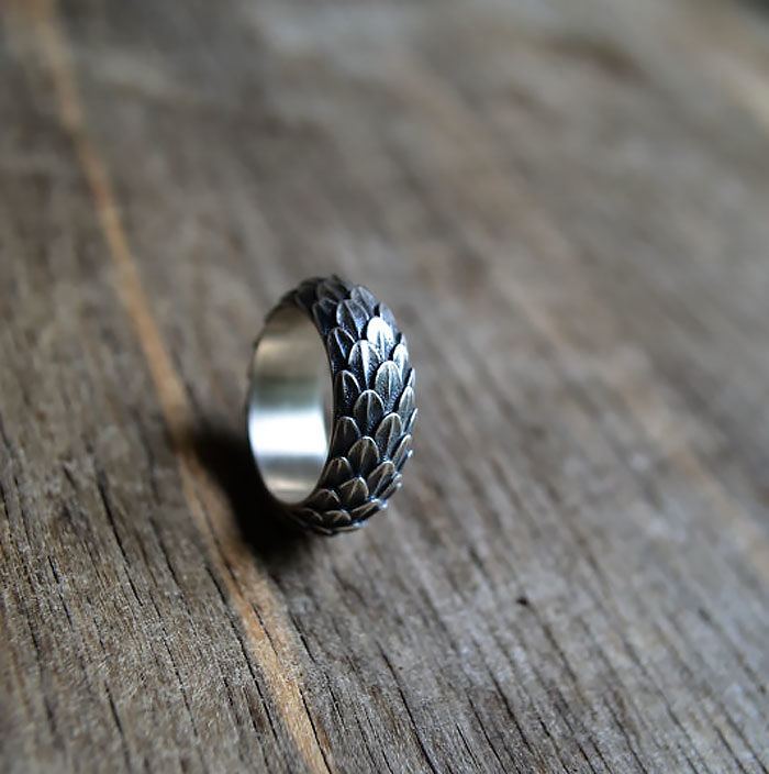Anello squame di drago