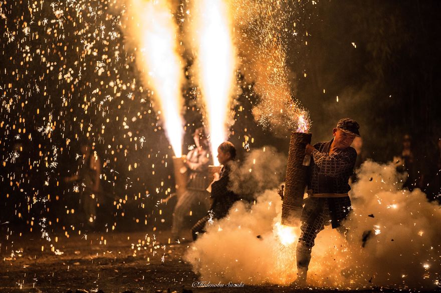 fuochi d'artificio in Giappone