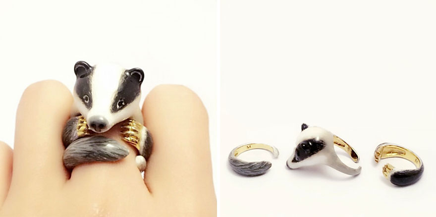 Anello a forma di tasso