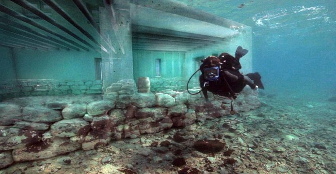 pavlopetri città sommersa nel mediterraneo