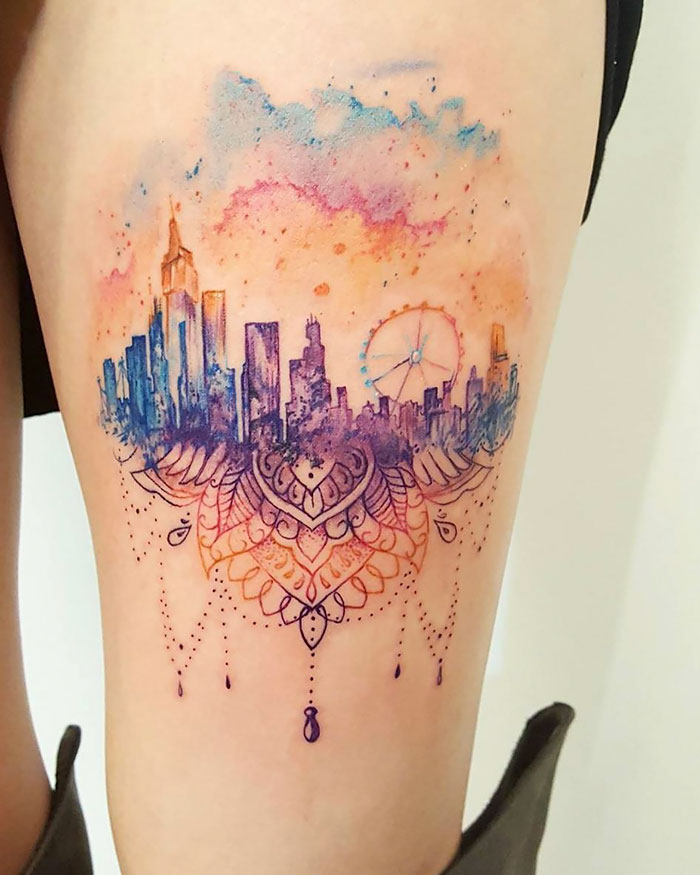 tatuaggi architettura