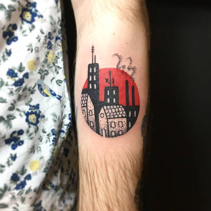 tatuaggi architettura
