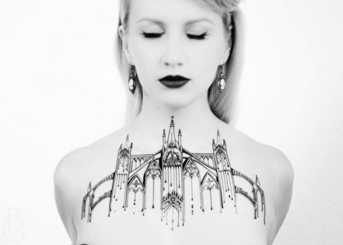 tatuaggi architettura