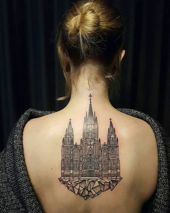 tatuaggi architettura
