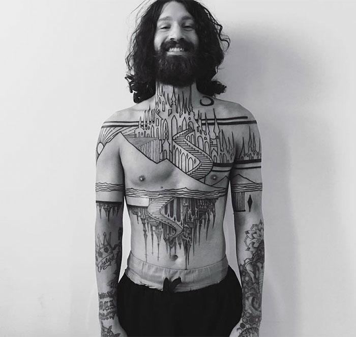 tatuaggi architettura