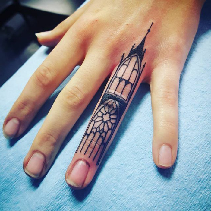 tatuaggi architettura