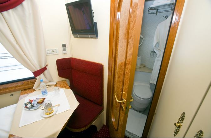 Lussuoso treno sulla Transiberiana