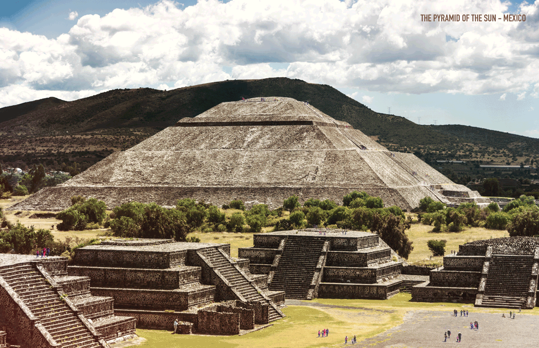 La Piramide del Sole, Teotihuacán - Messico 200 a.C. - 200 d.C.