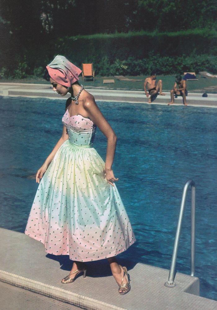 La modella Anne St. Marie a New York, 1959