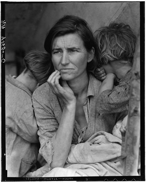foto di Dorothea Lange: Migrant Mother