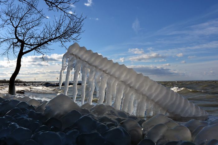 lago Balaton ghiacciato