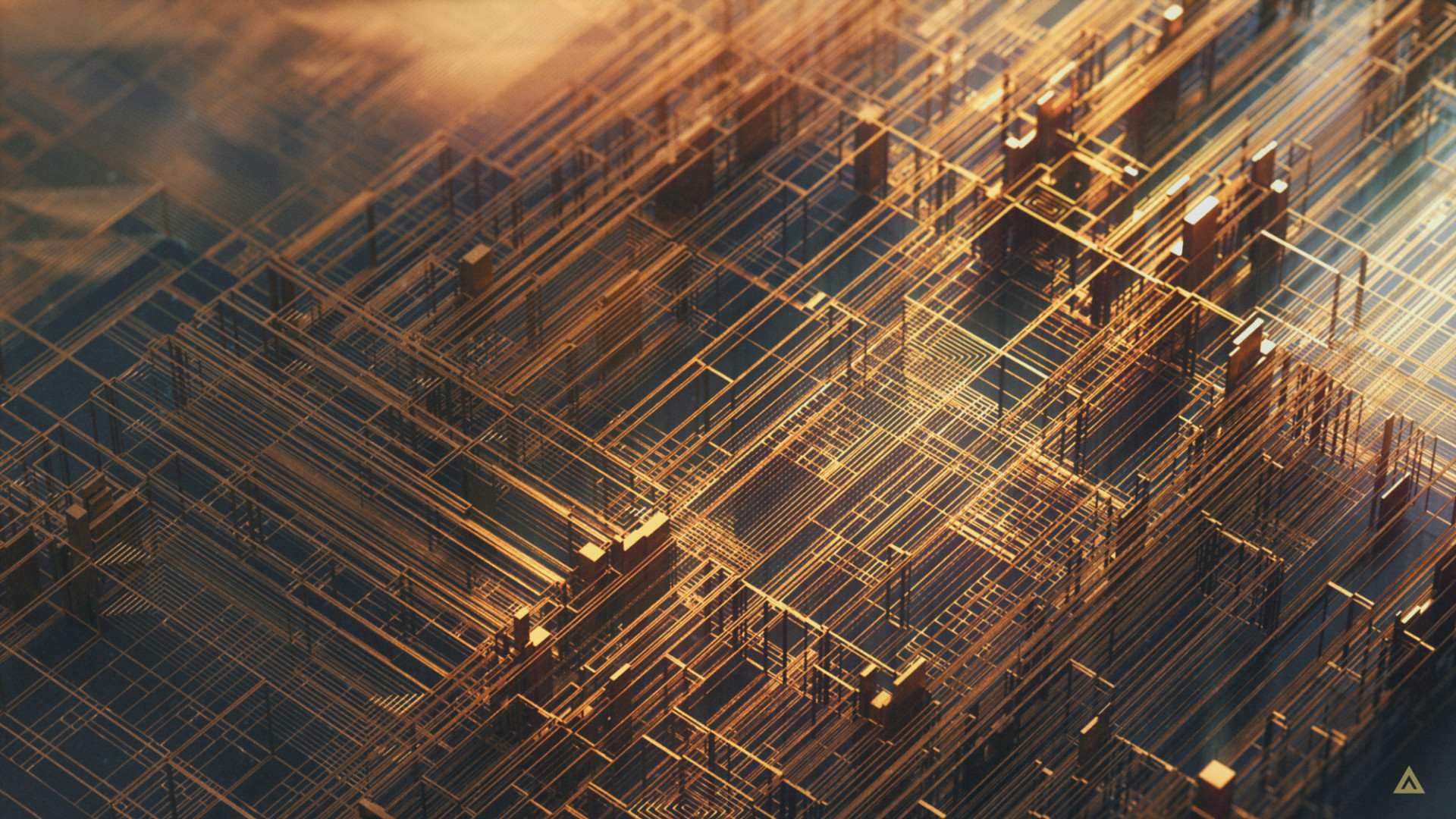 Paesaggi digitali formati e suddivisi da algoritmi