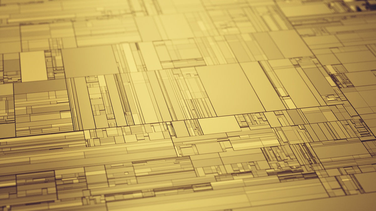 Paesaggi digitali formati e suddivisi da algoritmi