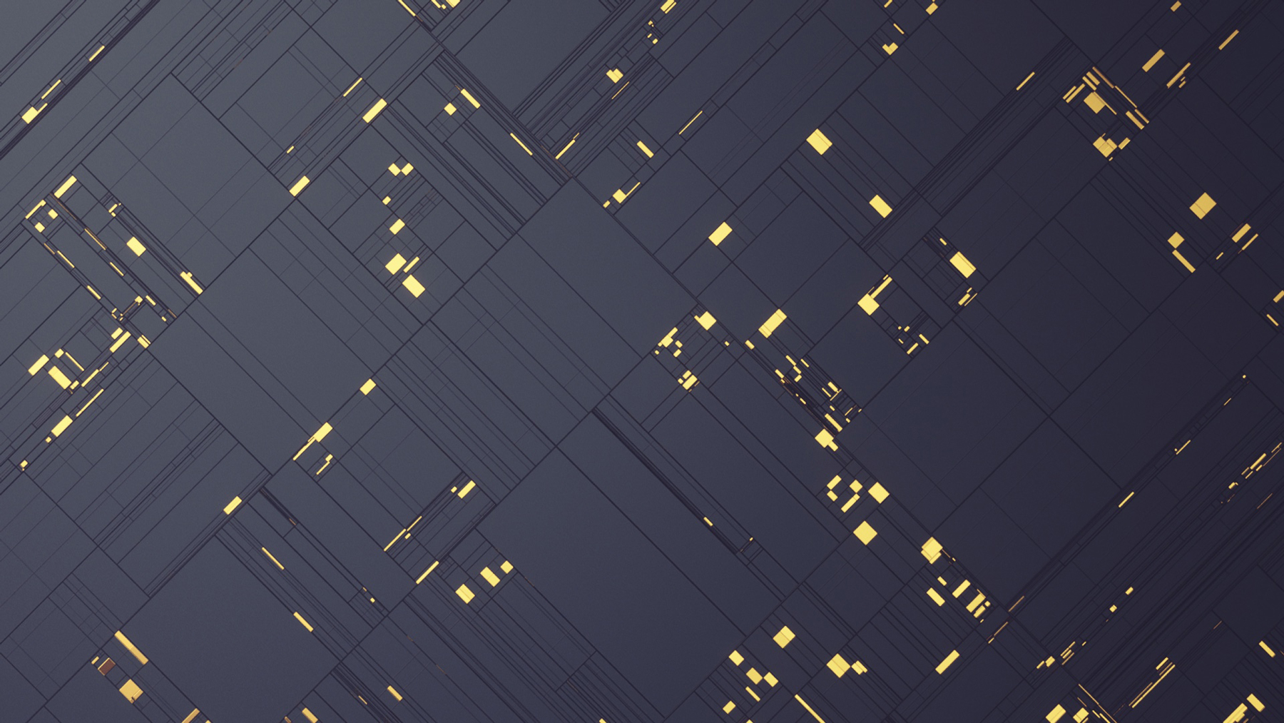 Paesaggi digitali formati e suddivisi da algoritmi