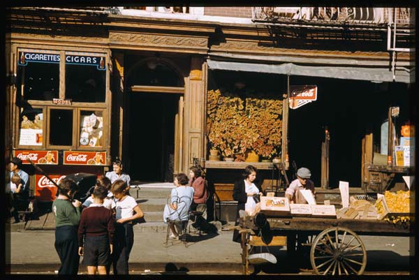 New York negli anni '40, foto a colori