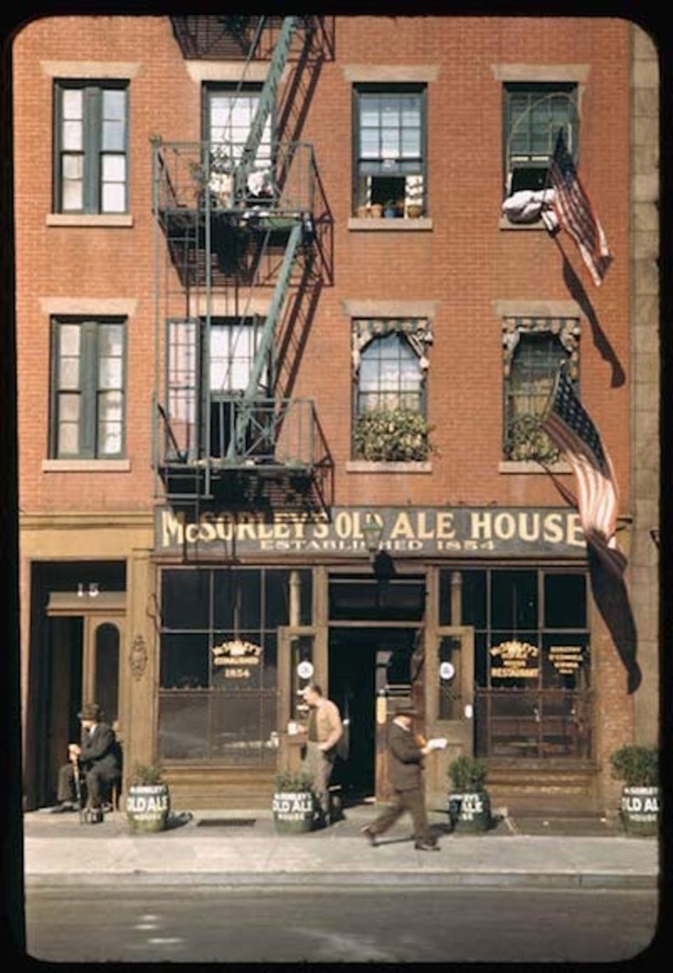 New York negli anni '40, foto a colori