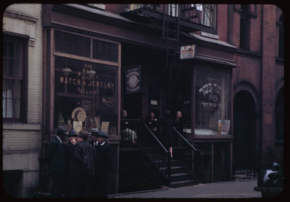 New York negli anni '40, foto a colori