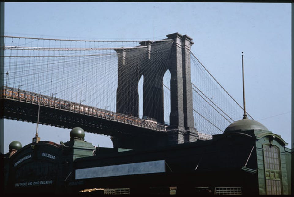 New York negli anni '40, foto a colori