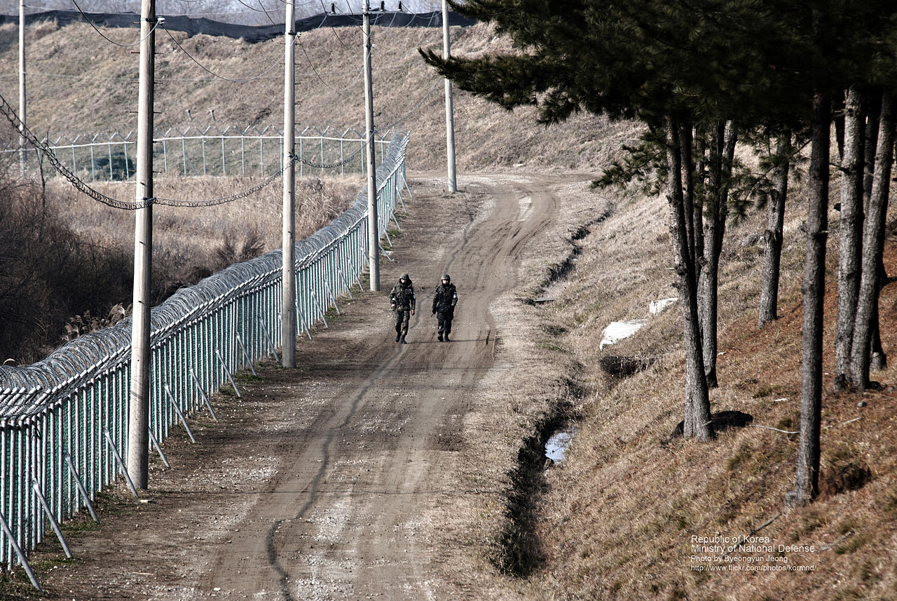 Il confine tra Corea del Nord e Corea del Sud