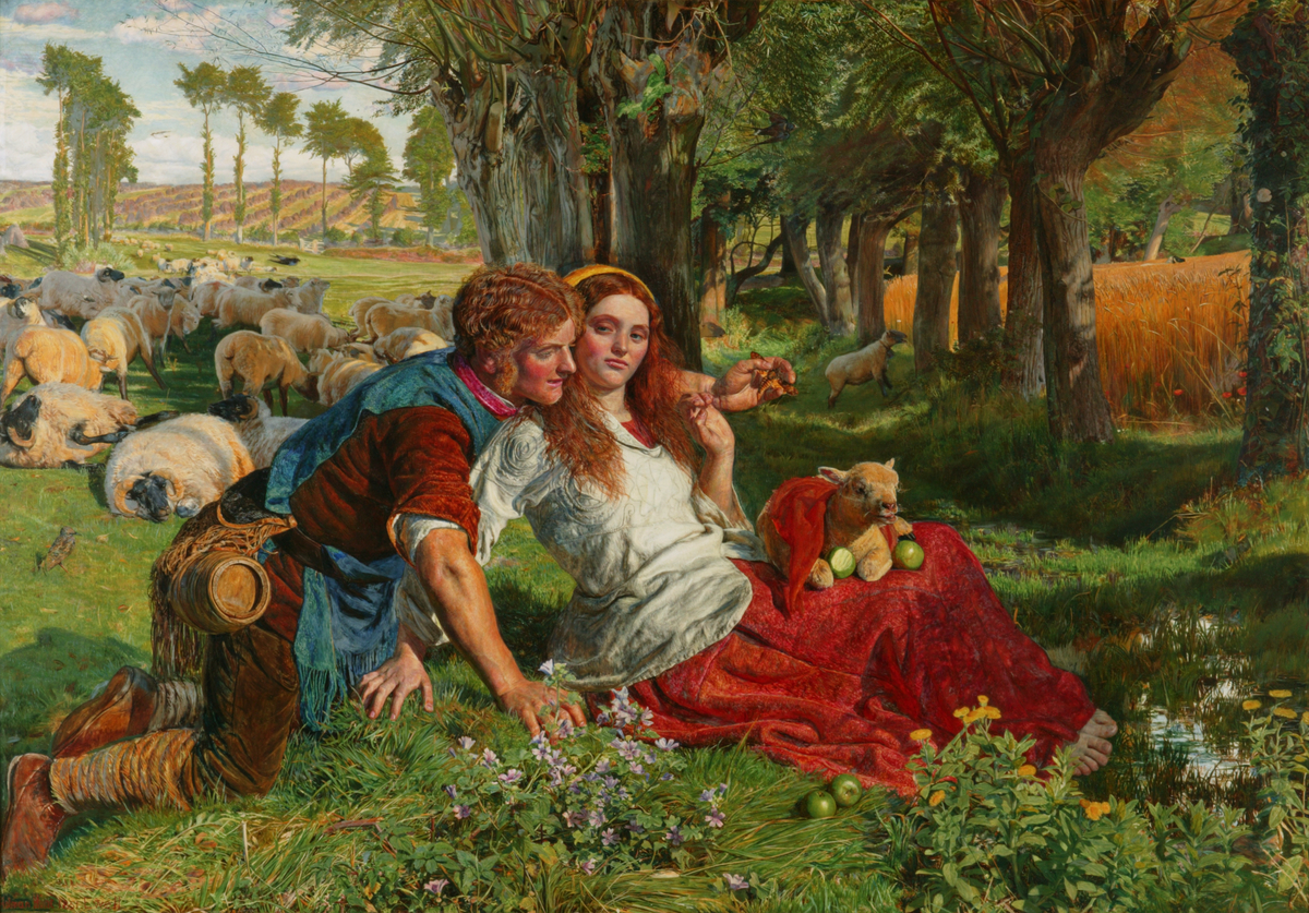 The Hireling Shepherd, William Holman Hunt (1851)