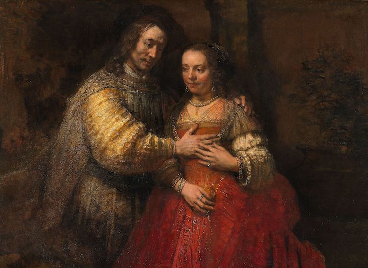 “Sposa ebrea,” Rembrandt. 1666.