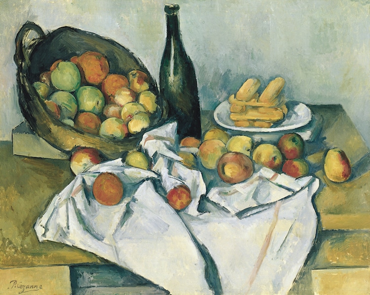 Paul Cézanne. Il cesto di mele (1893)