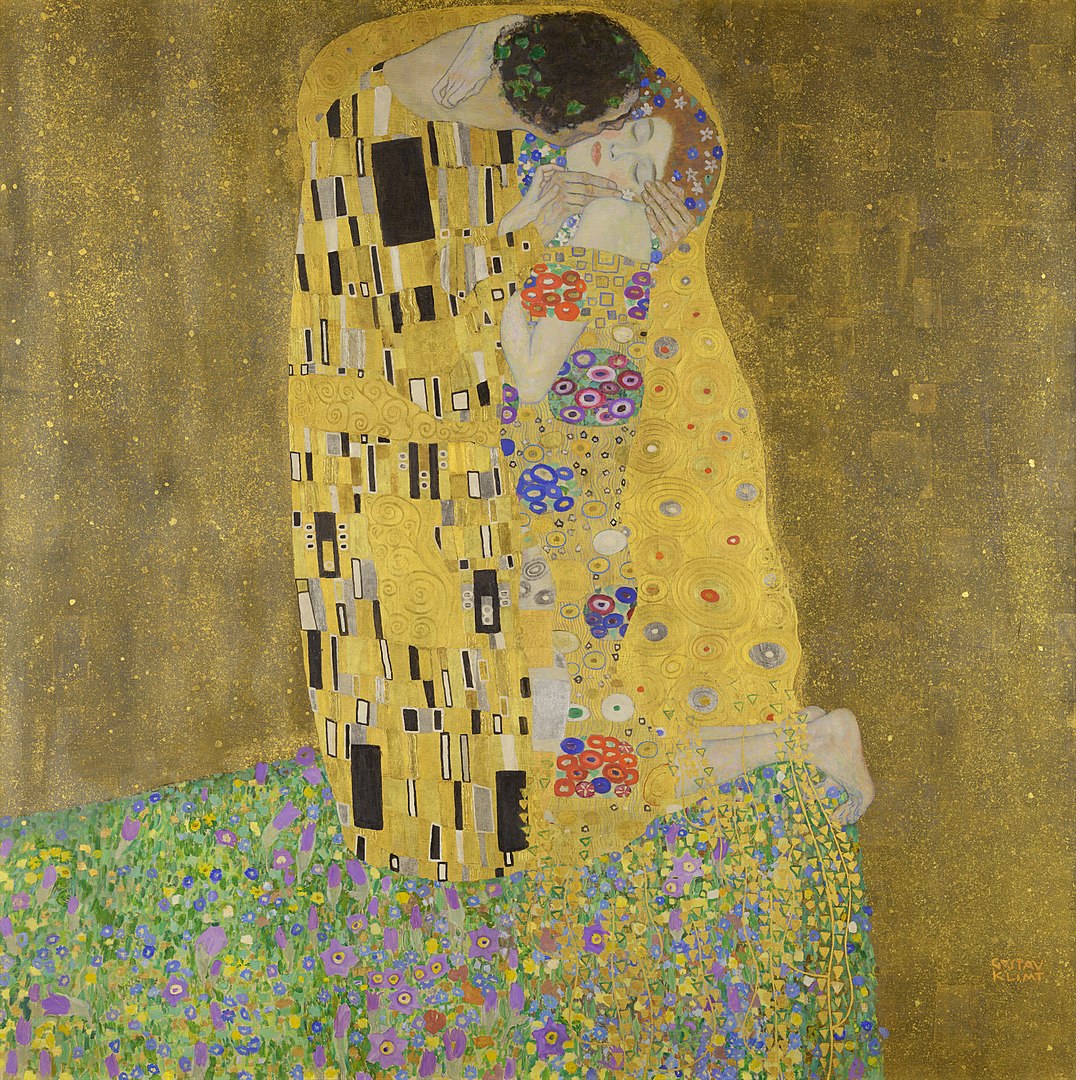 Celebre<br />
 'Il Bacio' di Gustave Klimt