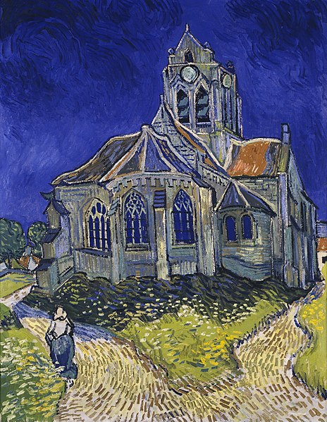 La chiesa di Auvers-sur-Oise, vista da Chevet (1890), Van Gogh