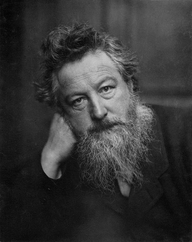 William Morris ritratto da  Frederick Hollyer 