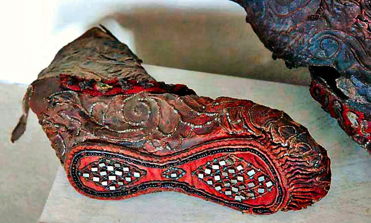 Antica scarpa Scita di 2300 anni fa 