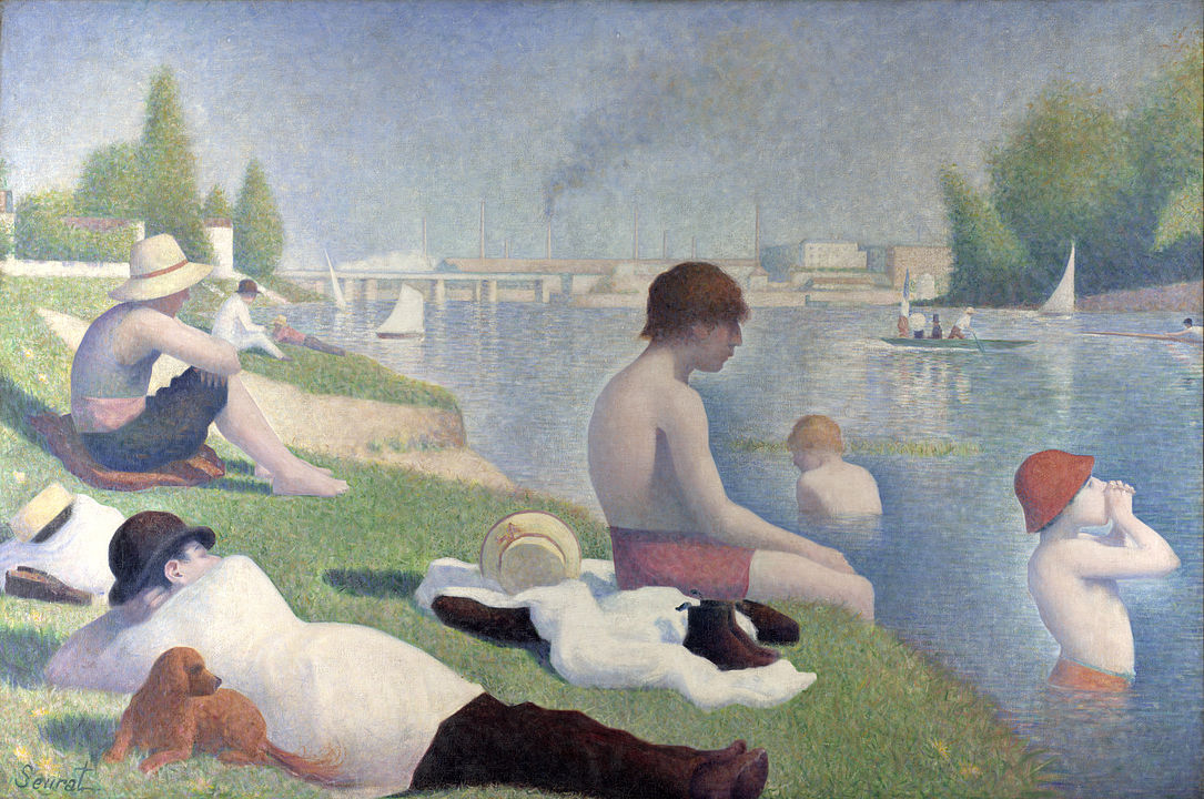 Bagnanti ad Asnières di Georges Seurat