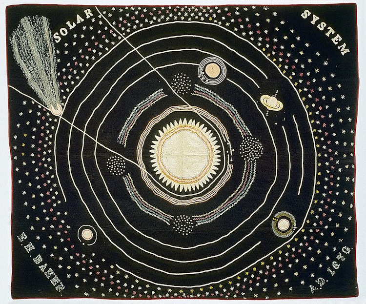  “Solar System Quilt” di Ellen Harding Baker 