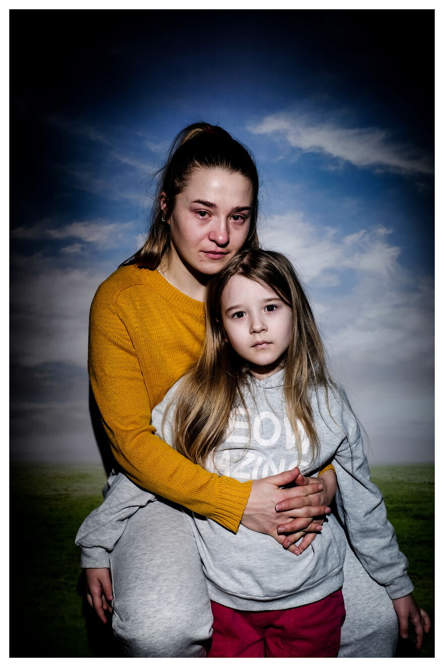 Tetiana, 35 anni, e Alisa, 7 anni, da Lutsk