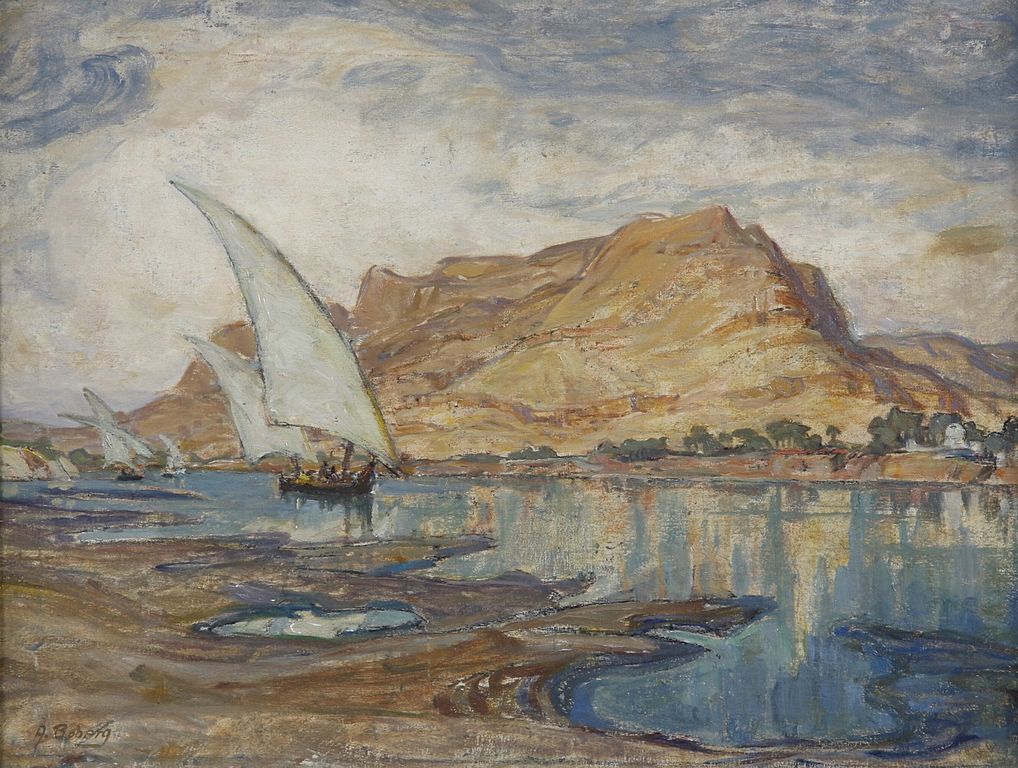 Lofotenlandskap di Anna Boberg (1910)