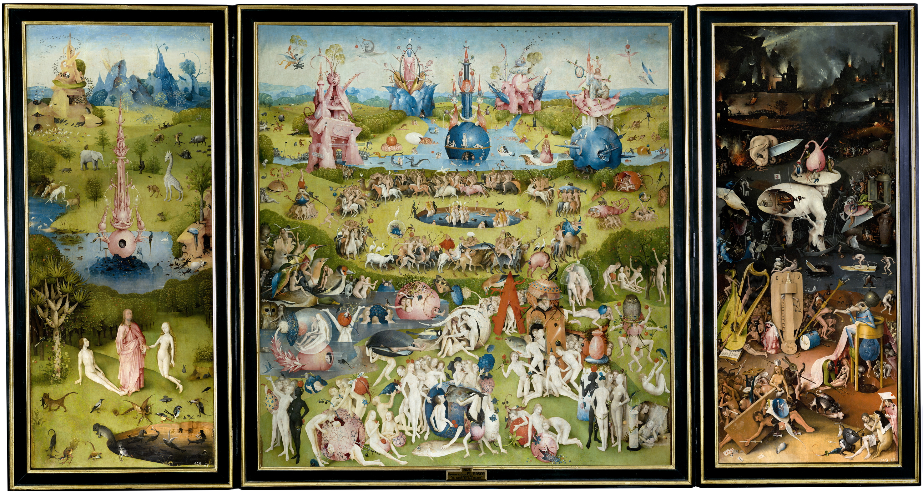 Il trittico del Giardino delle Delizie di Hieronymus Bosch 